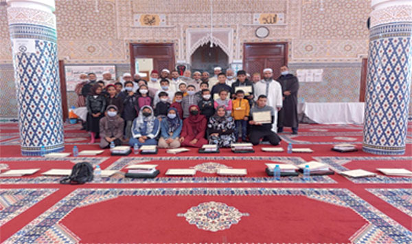 أنشطة الوحدات الإدارية لمحمد السادس للنهوض بالأعمال الاجتماعية للقيمين الدينيين سنة 2021