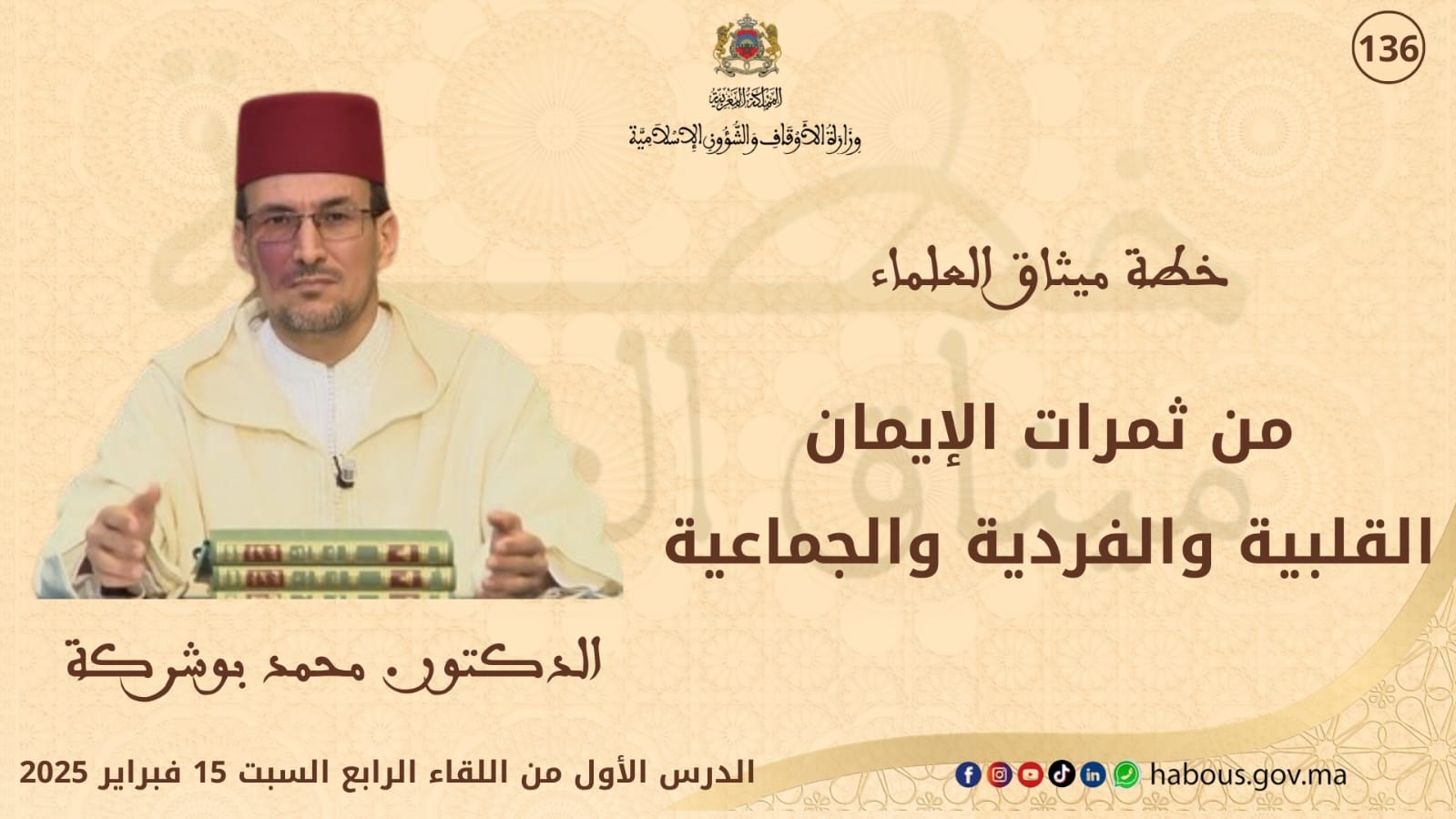من ثمرات الإيمان القلبية والفردية والجماعية